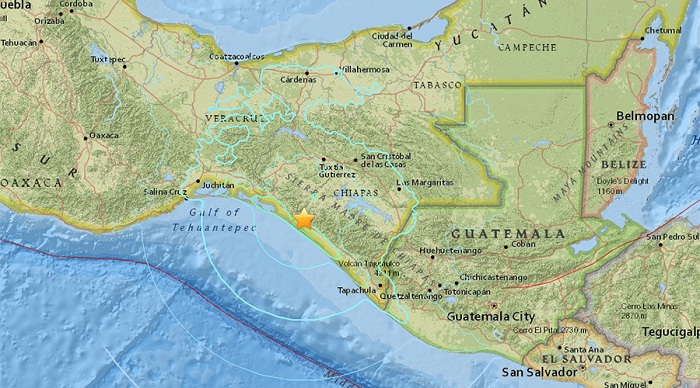 6.4-magnitude quake hits off southern Pacific coast of Mexico "" USGS